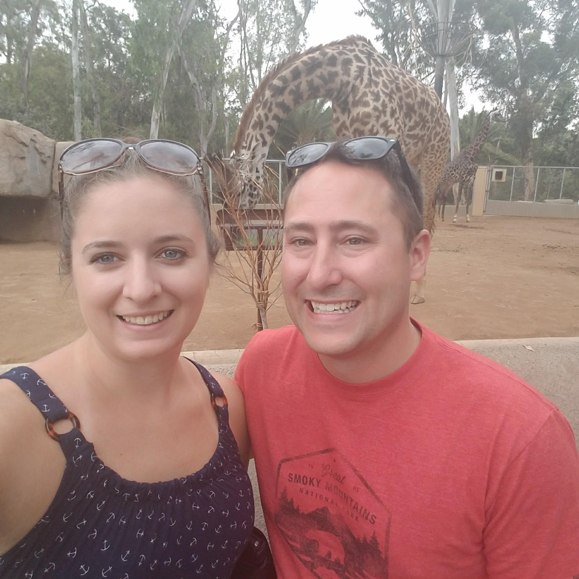 San Diego Zoo is a blast! Our favorite was the giraffes where there was a new baby giraffe hanging out and we got there just in time for feeding.