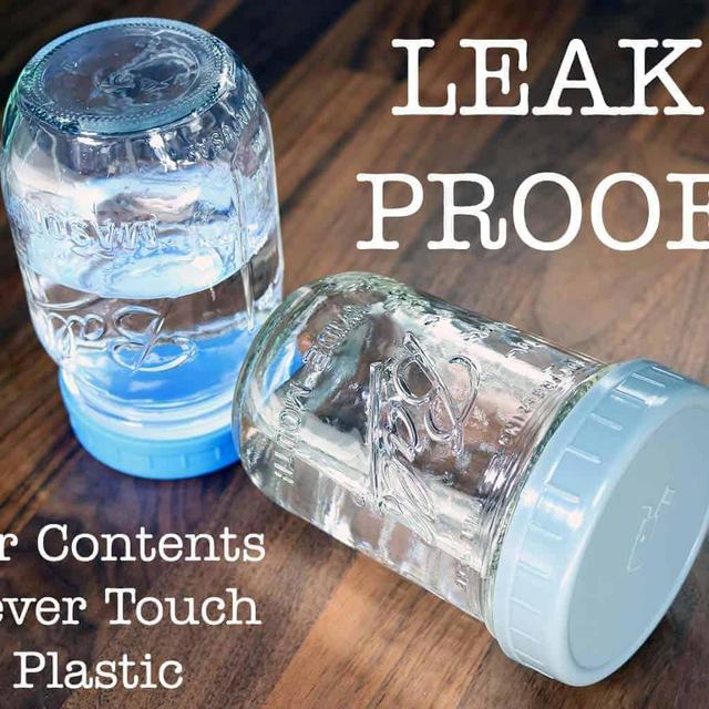 MJL Leak Proof Plastic Storage Lids for Mason Jars