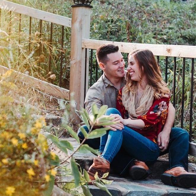 Engagement photos, September 2019 at Felt Mansion