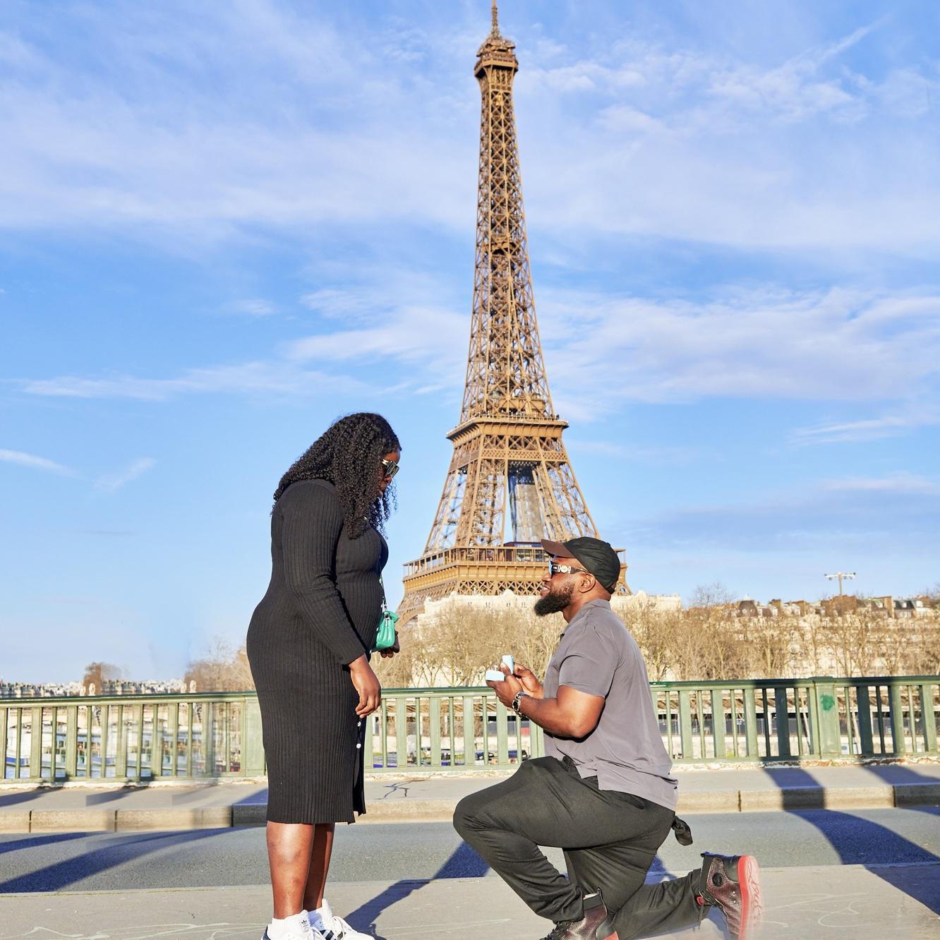 The surprise engagement in Paris