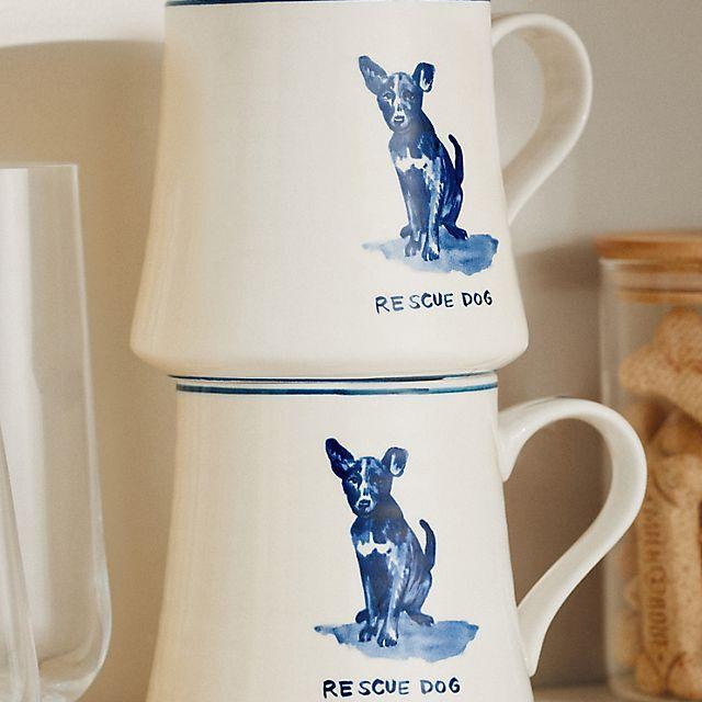 Molly Hatch Stoneware Dog Mug
