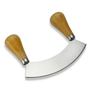 HIC's Mezzaluna Rocking Vegetable Chopper and Mincing Knife