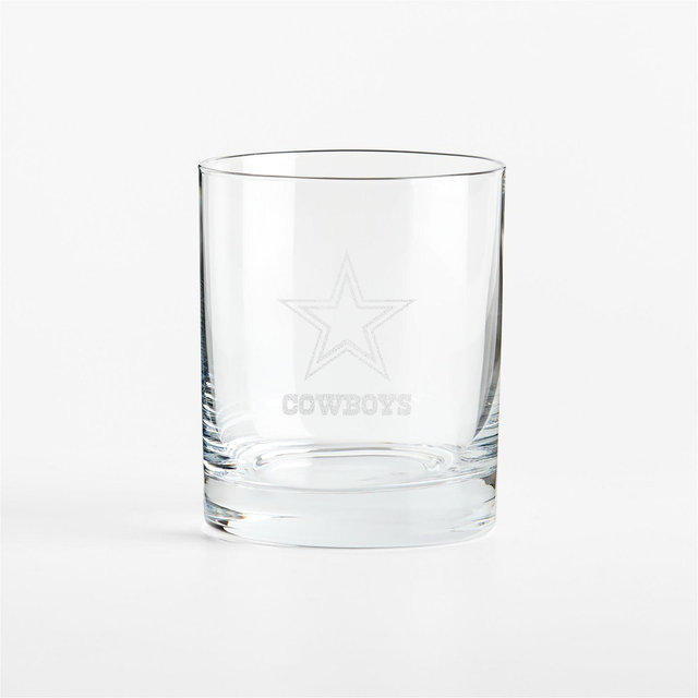 NFL Dallas Cowboys Aspen 12-Oz. Double Old-Fashioned Glass, Set of 4
