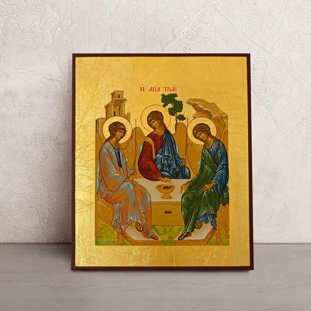 Holy Trinity icon, Orthodox icon, Byzantine icon, Hand painted Holy Trinity icon, Handmade icon, Religious gifts, Greek icon
