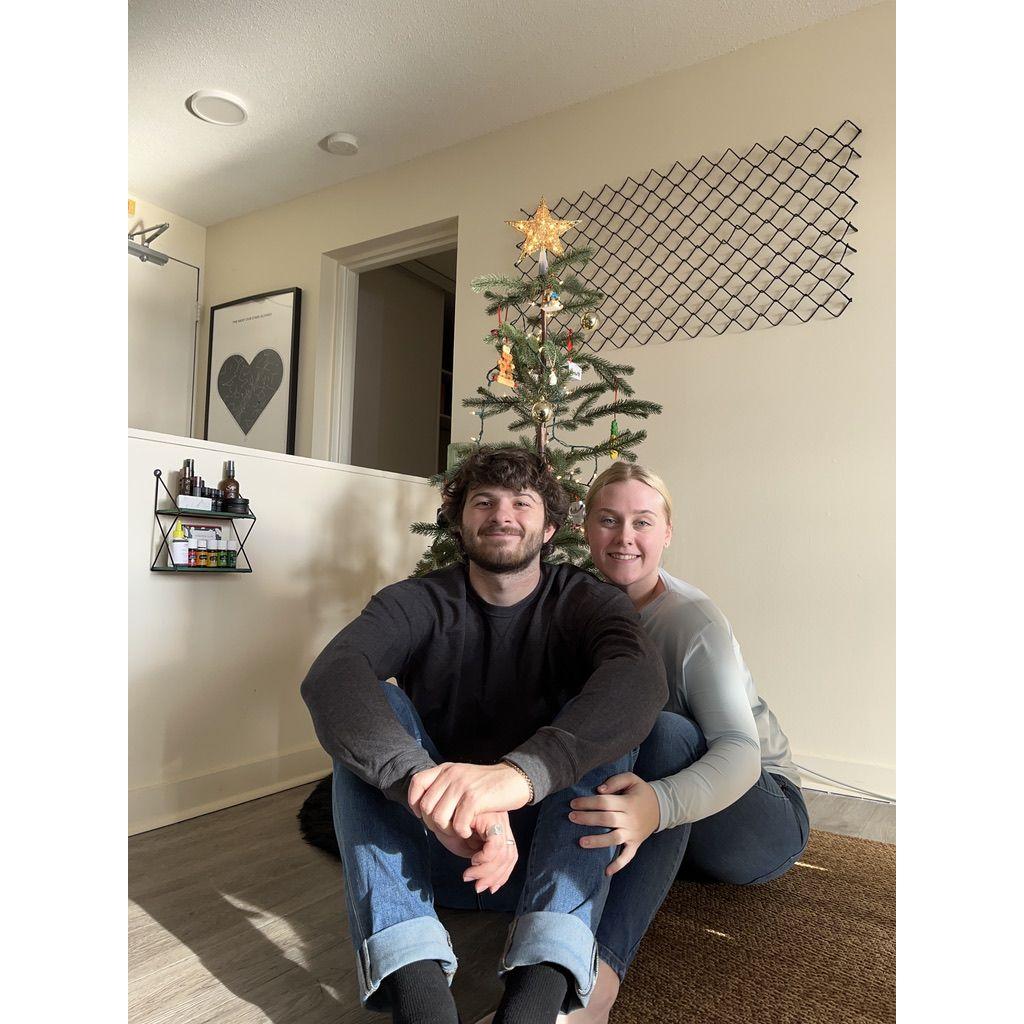 The Bride and Groom's second Christmas living together!