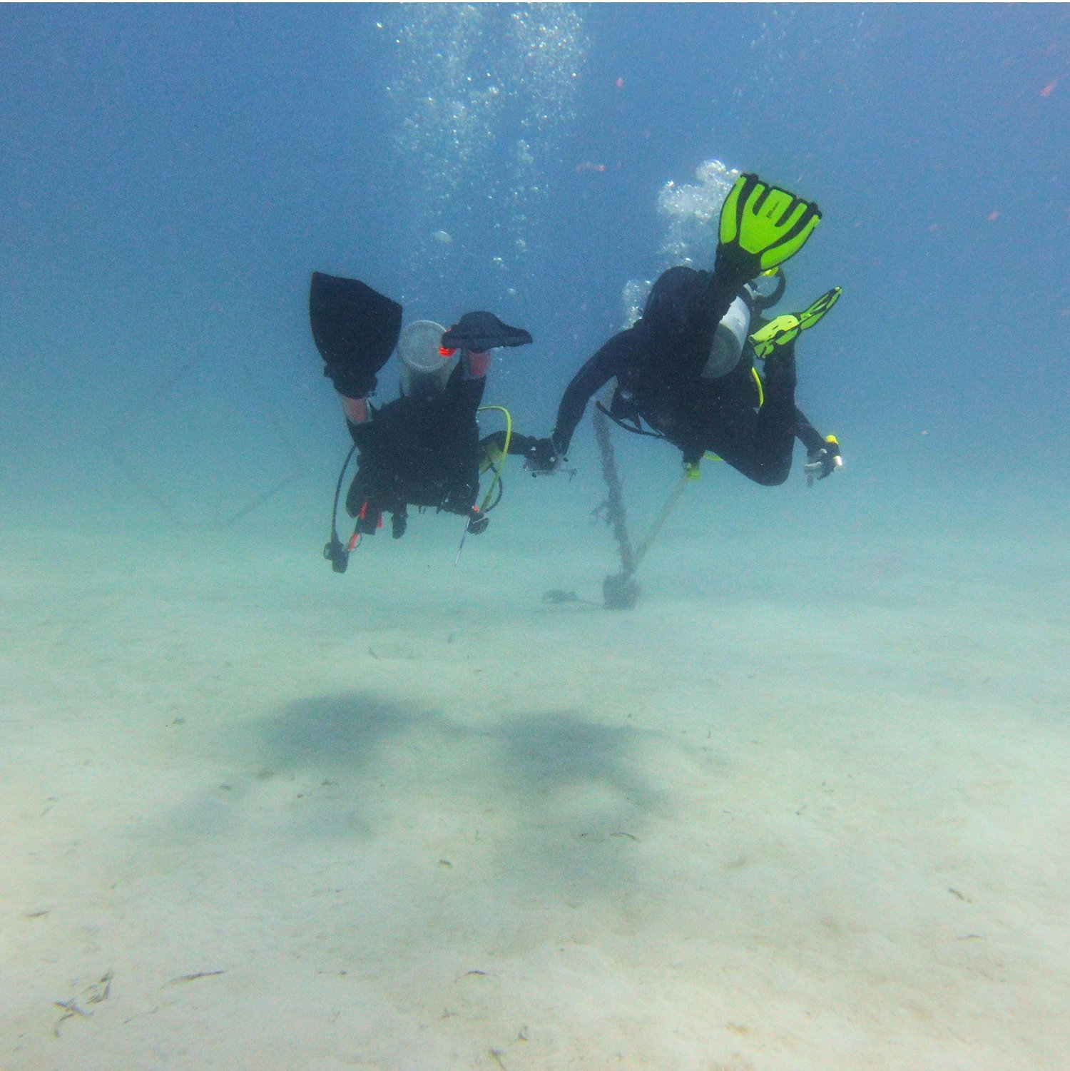 Holding hands in Cozumel