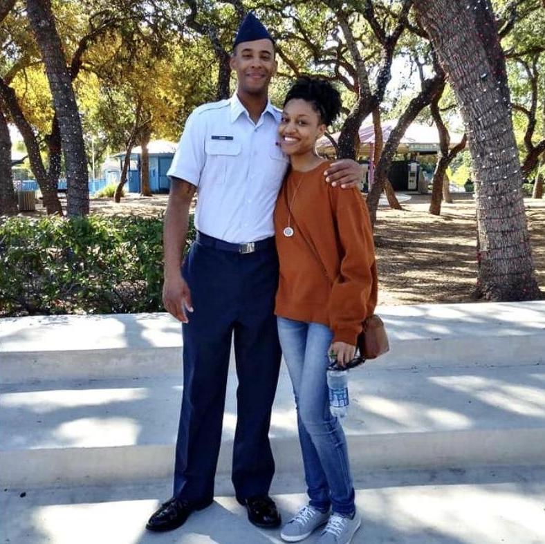 Reunited after only communicating through letters for weeks. San Antonio, TX. November 2019.