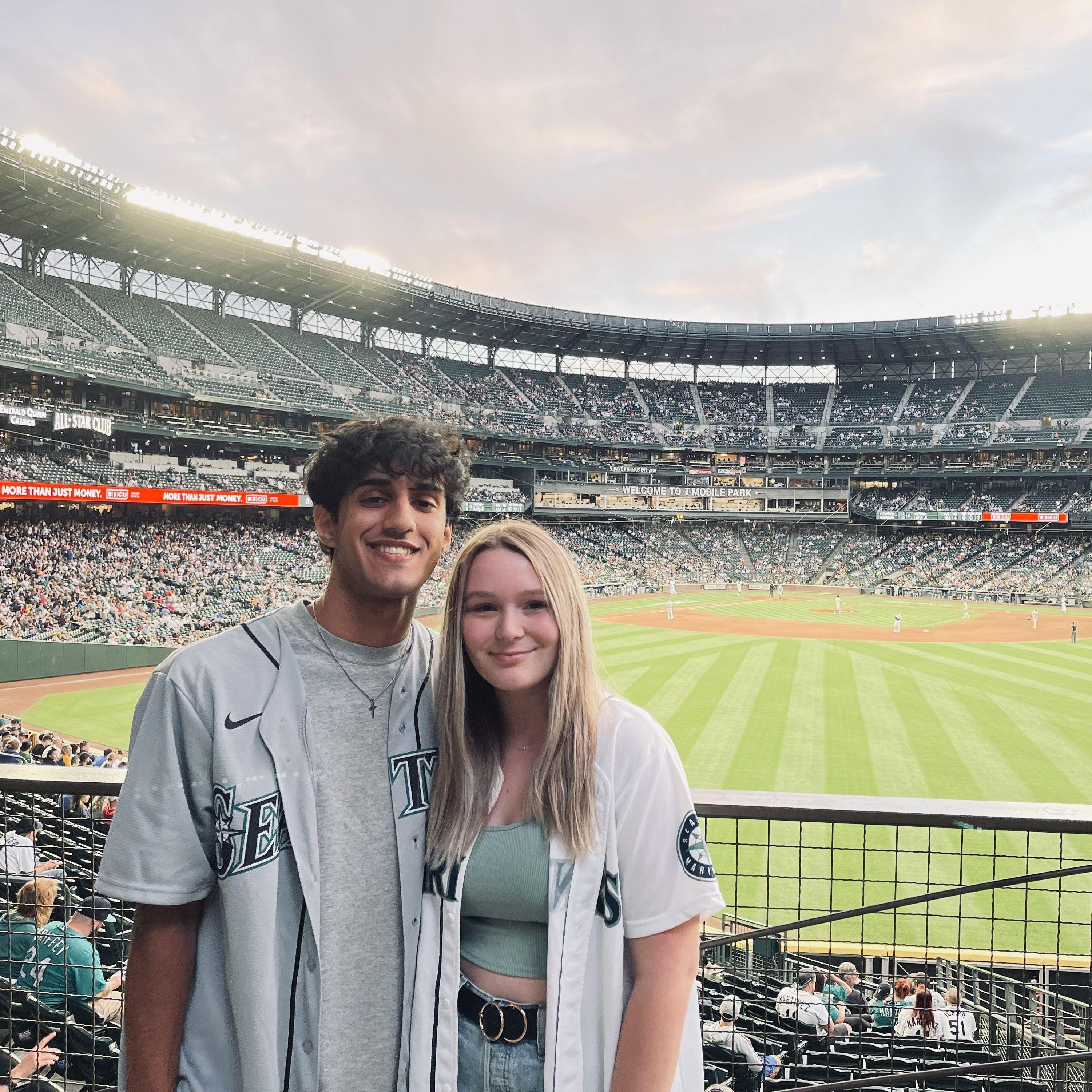Our first date at a Mariner's game :)