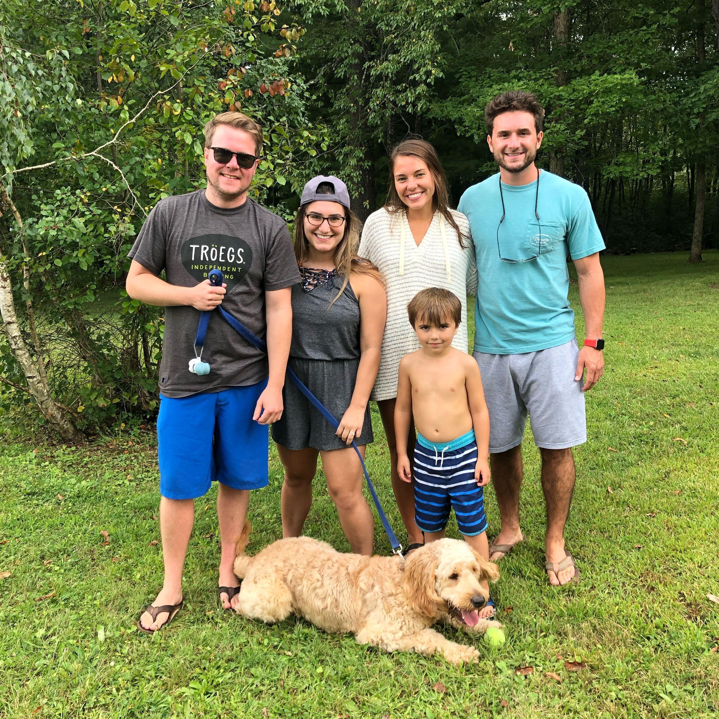 Chris and Anna met in the summer of 2019 and Chris brought Anna to meet Jalen, Kevin & Paxton over labor day weekend at Deep Creek!