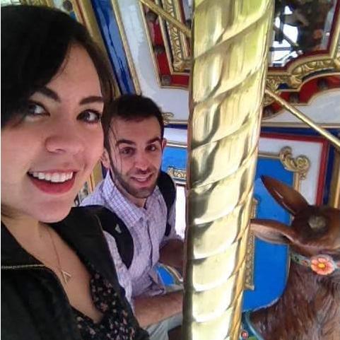 This picture was taken during the first year of us dating. We used to always walk around Boston after class at UMASS.