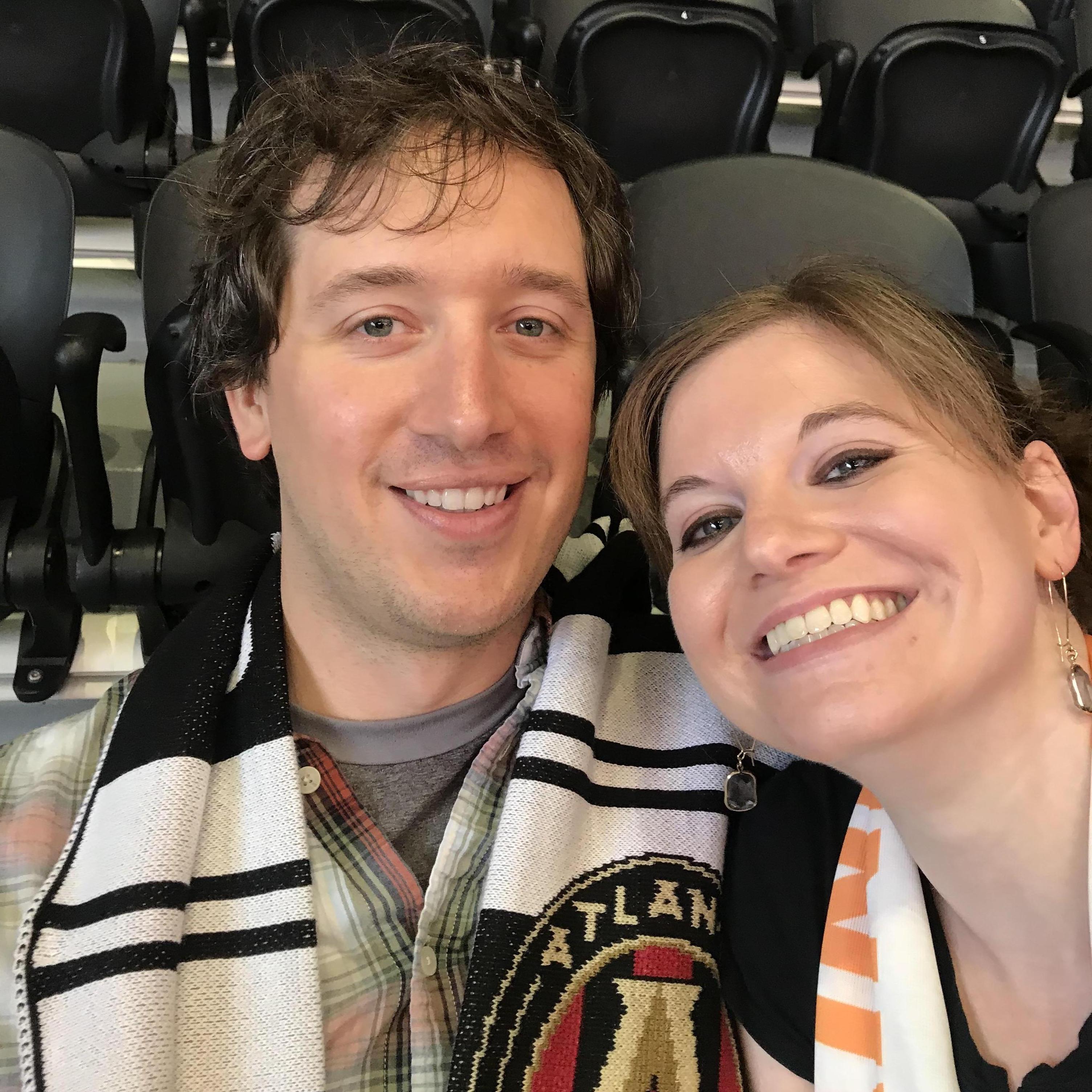 Cheering on Atlanta United!