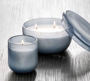 Modern Glass Candle - Linen Cashmere