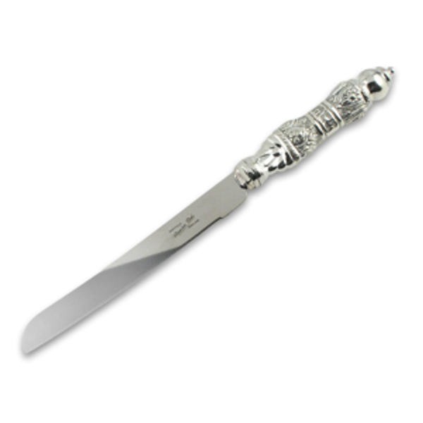 Jewish Museum - Shabbat Challah Knife - Sterling Silver Electroform