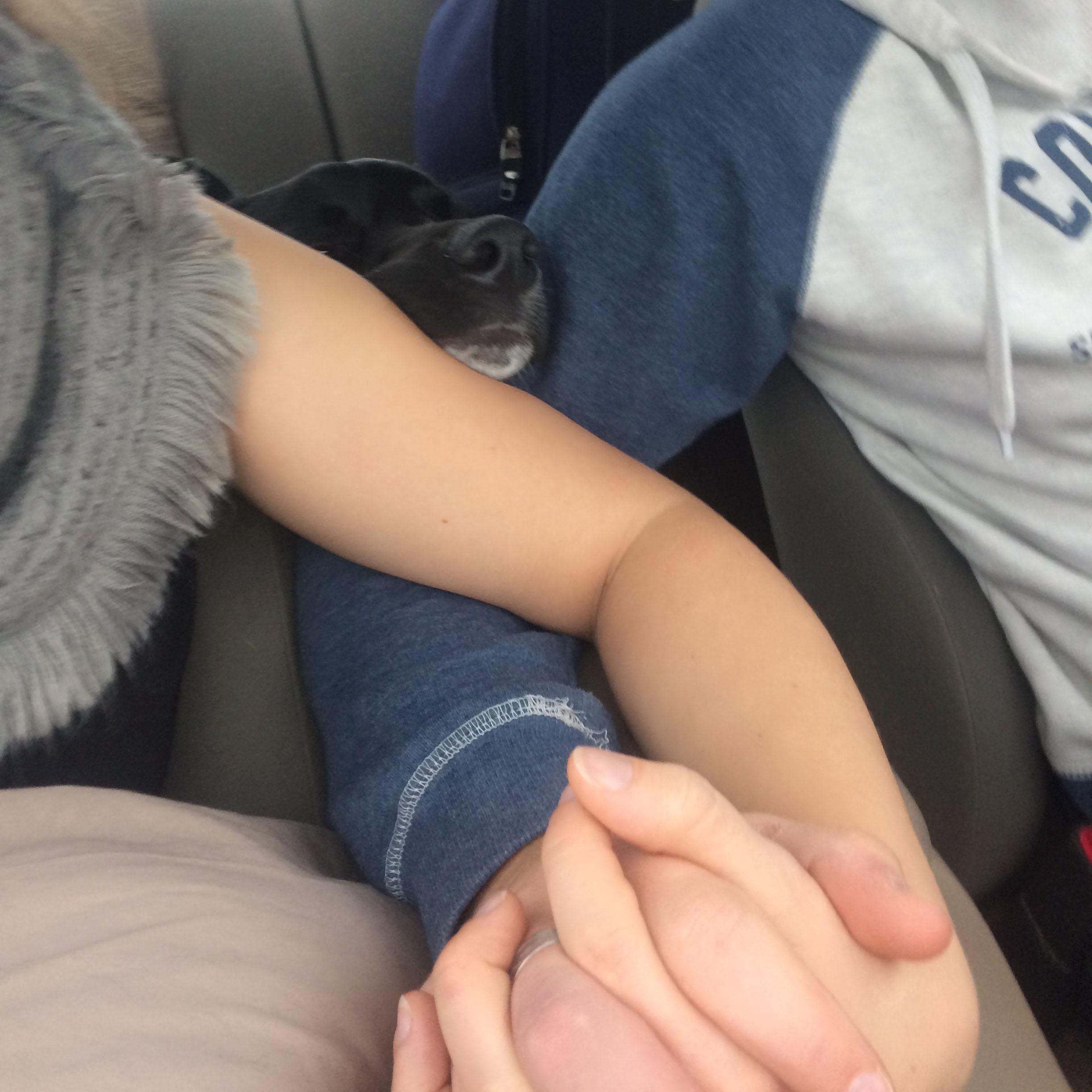 Many a long road trip to see family!