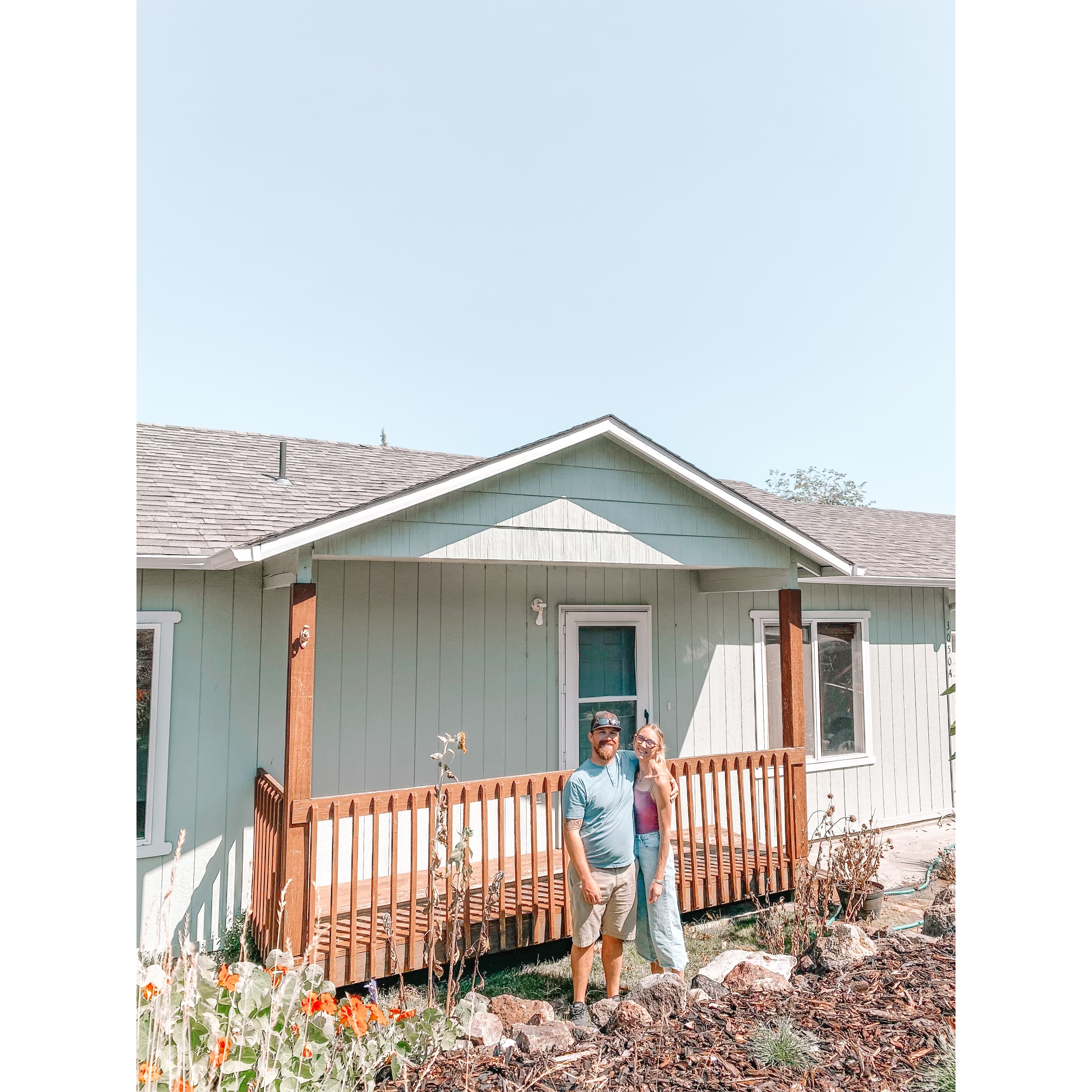 Once Amanda (Rob's sister) was married and moved, Shelby and Rob took over the lease to start the journey of living under the same roof.