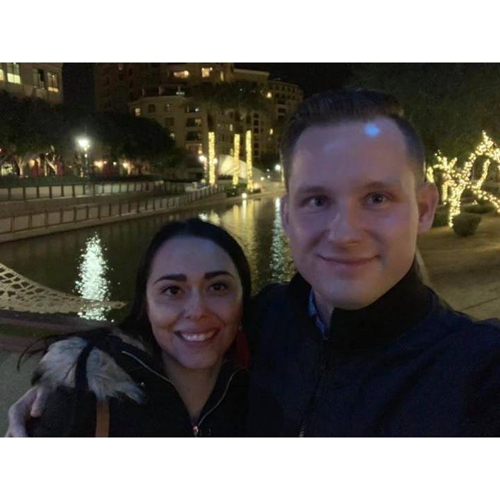 Matthew is thinking: "Ok, where is a good place to propose..." Christmas Day 2018