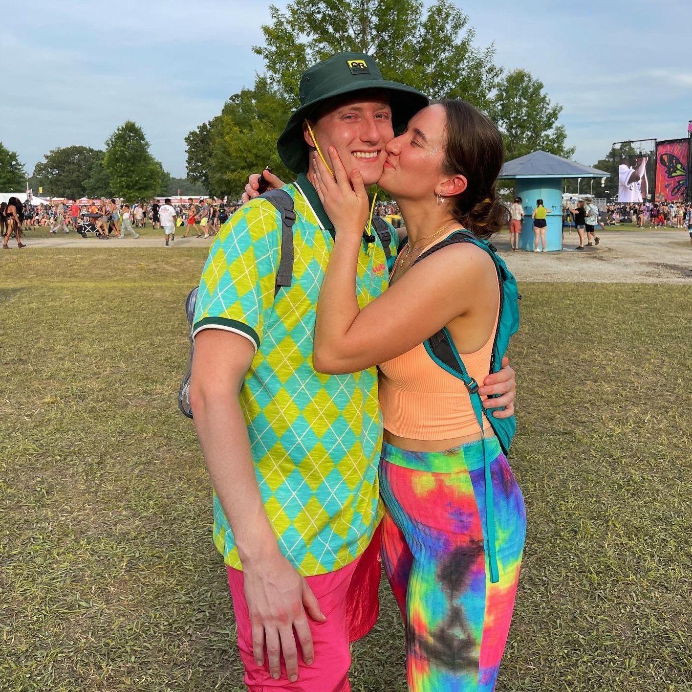 June 2022: Our first time back to Bonnaroo - reminiscing on how we met and connecting further through experiencing live music together.