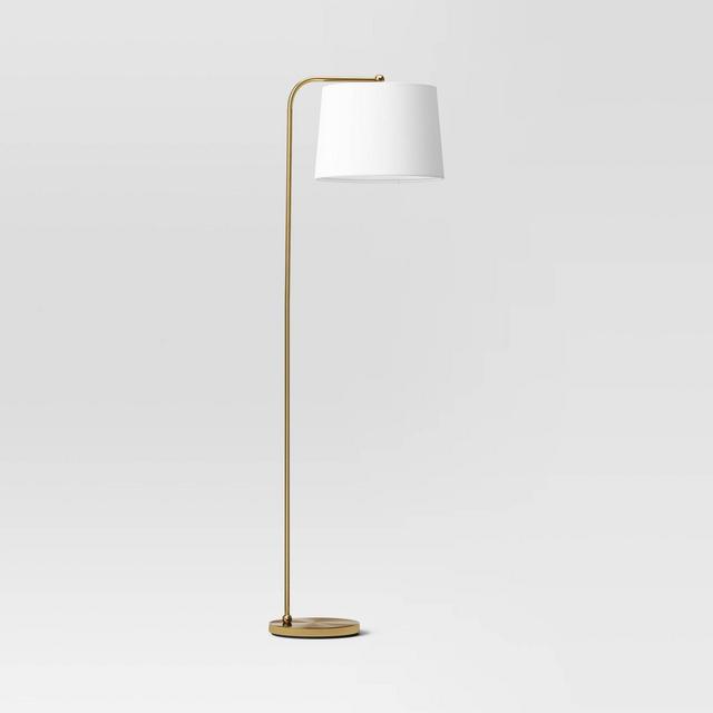 New Traditional Downbridge Floor Lamp Brass - Threshold™