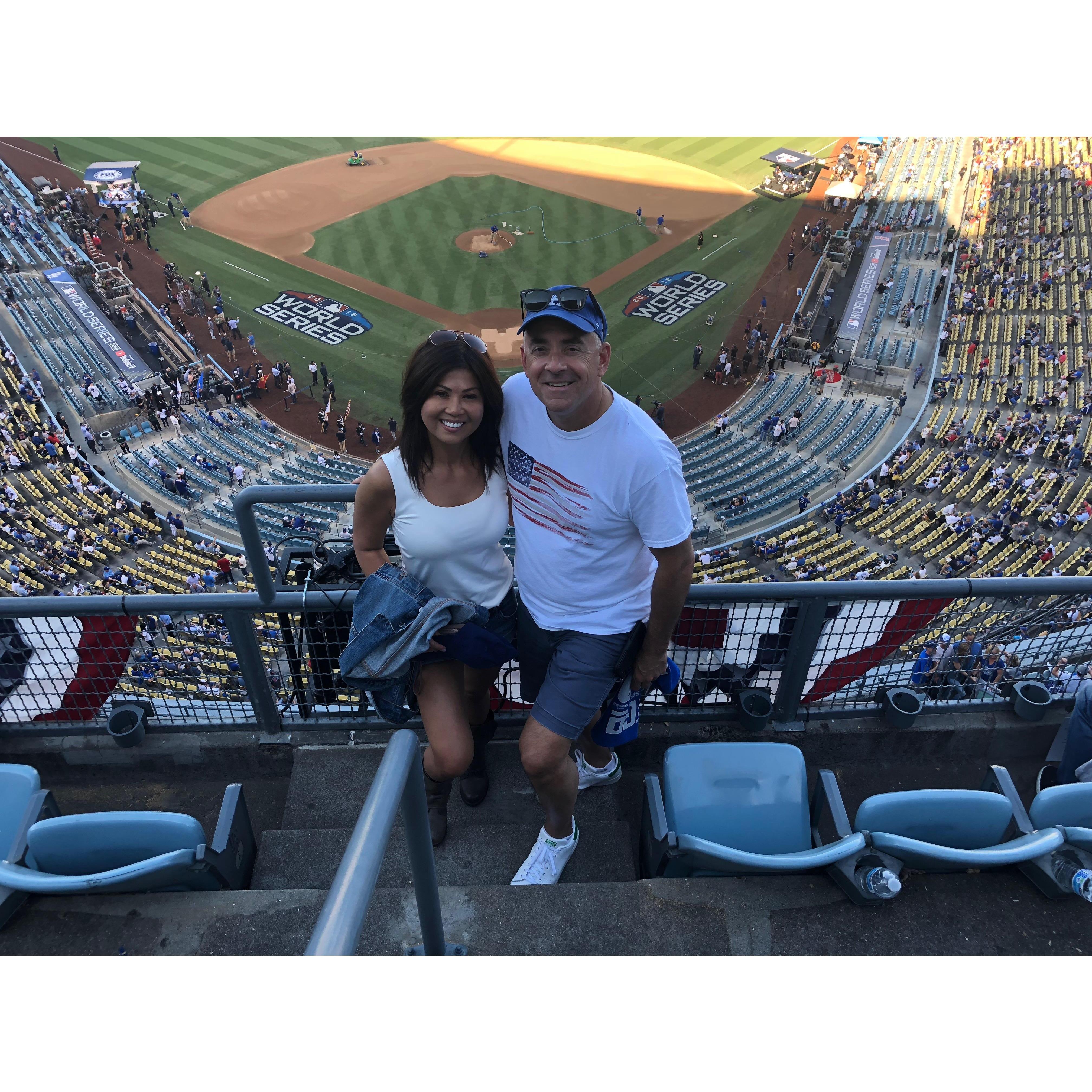 Dodger Stadium for the World Series