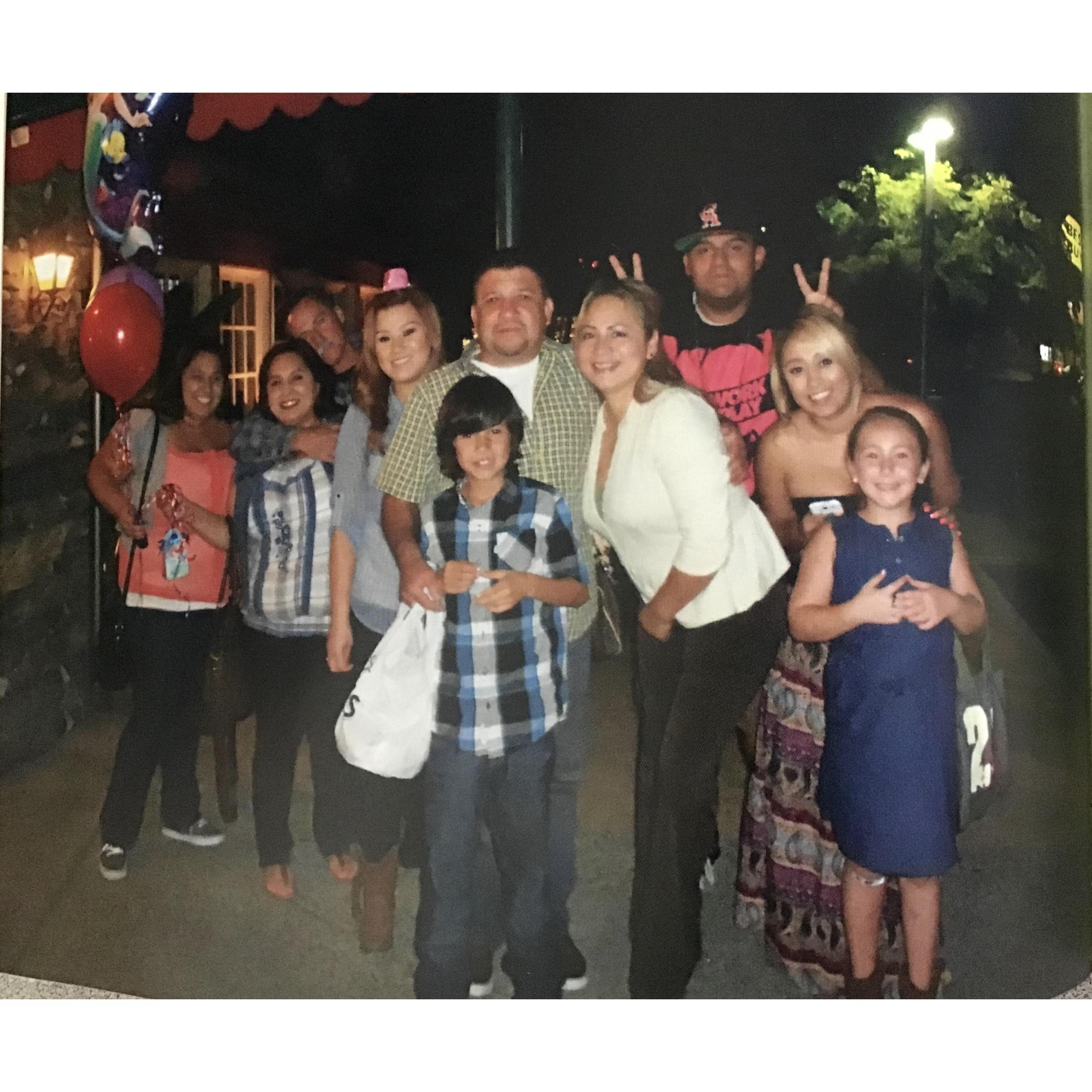 Celebrating Jackie’s 24th Birthday with Henry’s family.