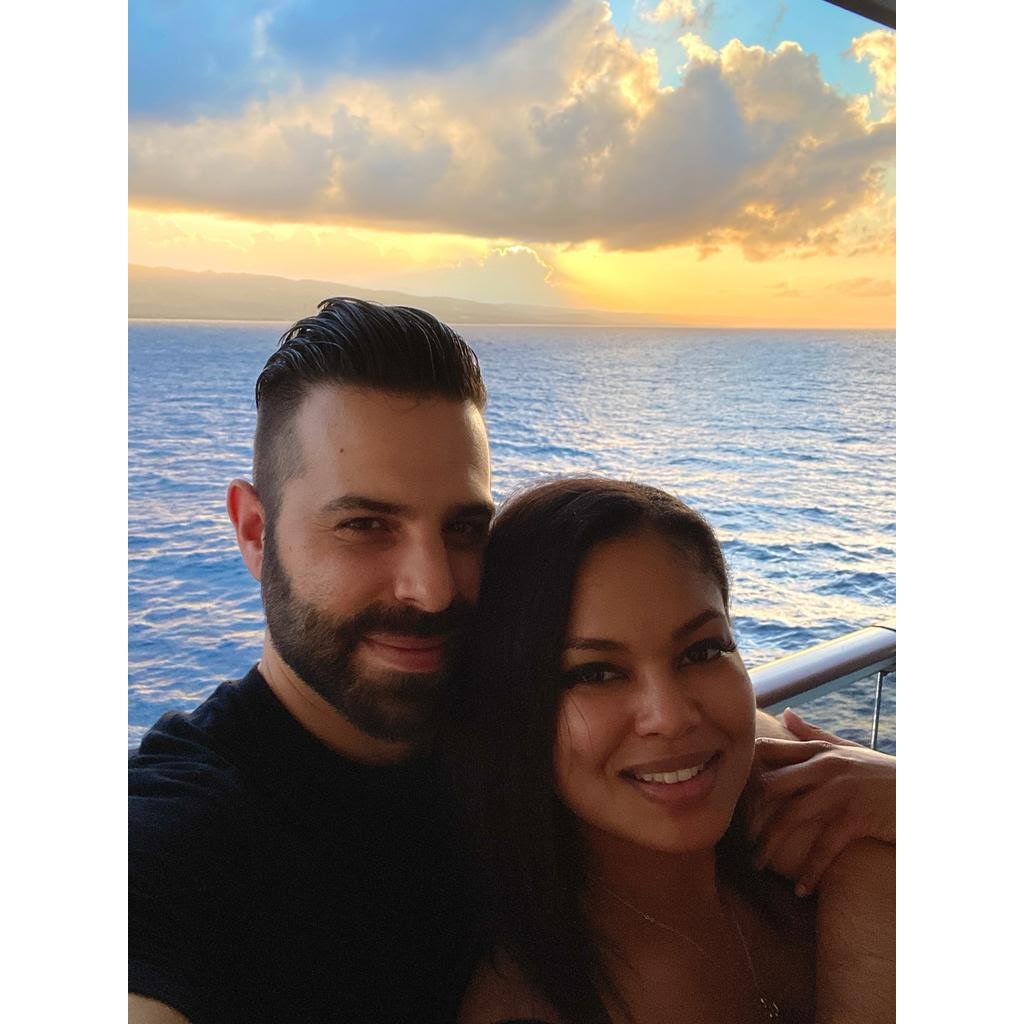 On our 1st vacation cruise together.