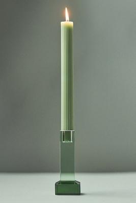 Modern Cut Glass Candle Holder
