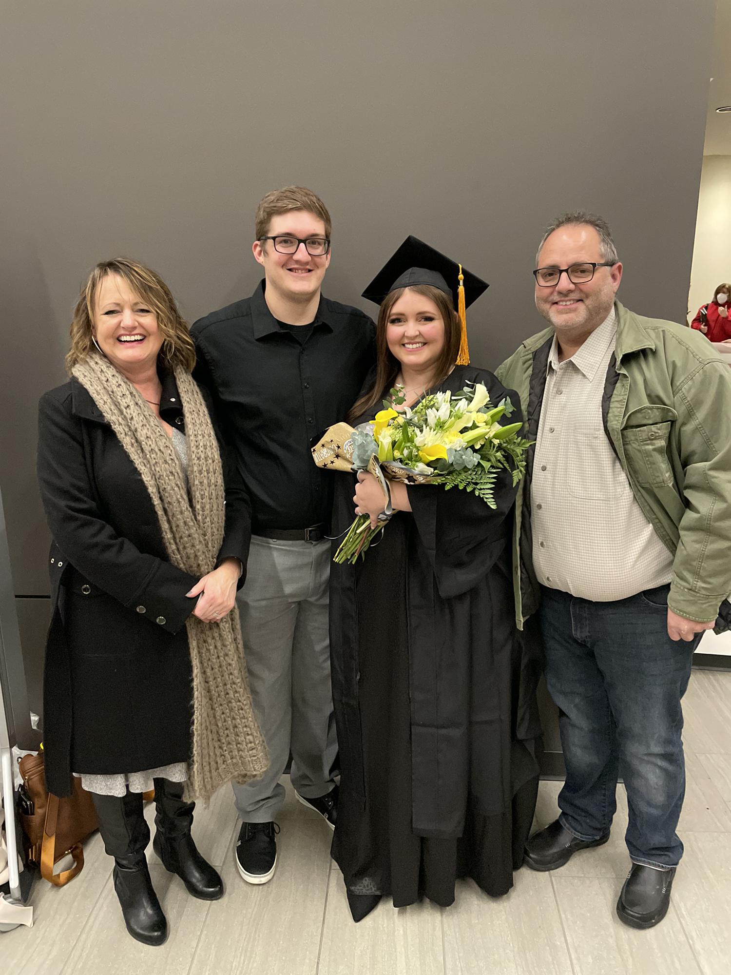 Nursing school graduation, December 2021