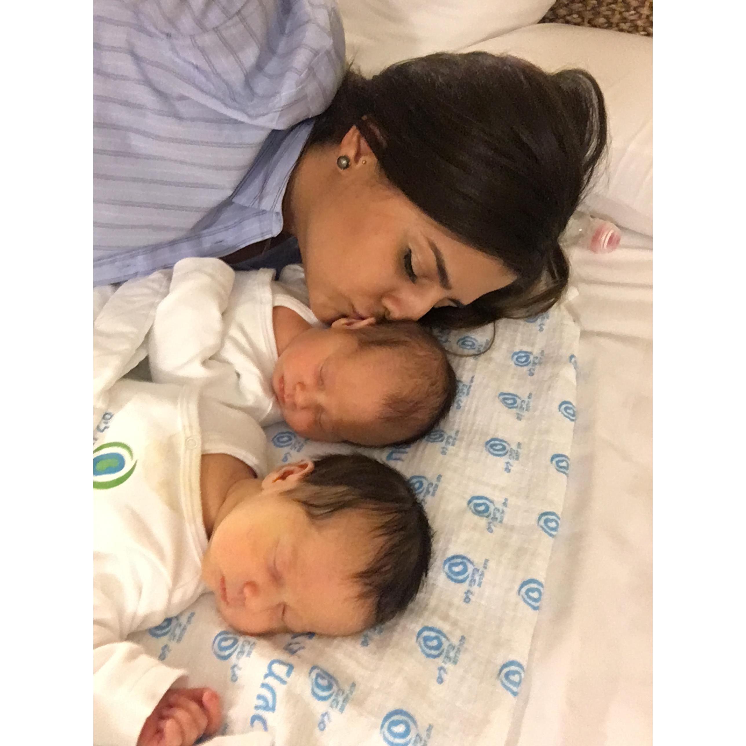 Noa's Twins Adam & Mia (Yaara's niece and nephew)