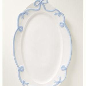 Benedita Bow Ceramic Stoneware Platter