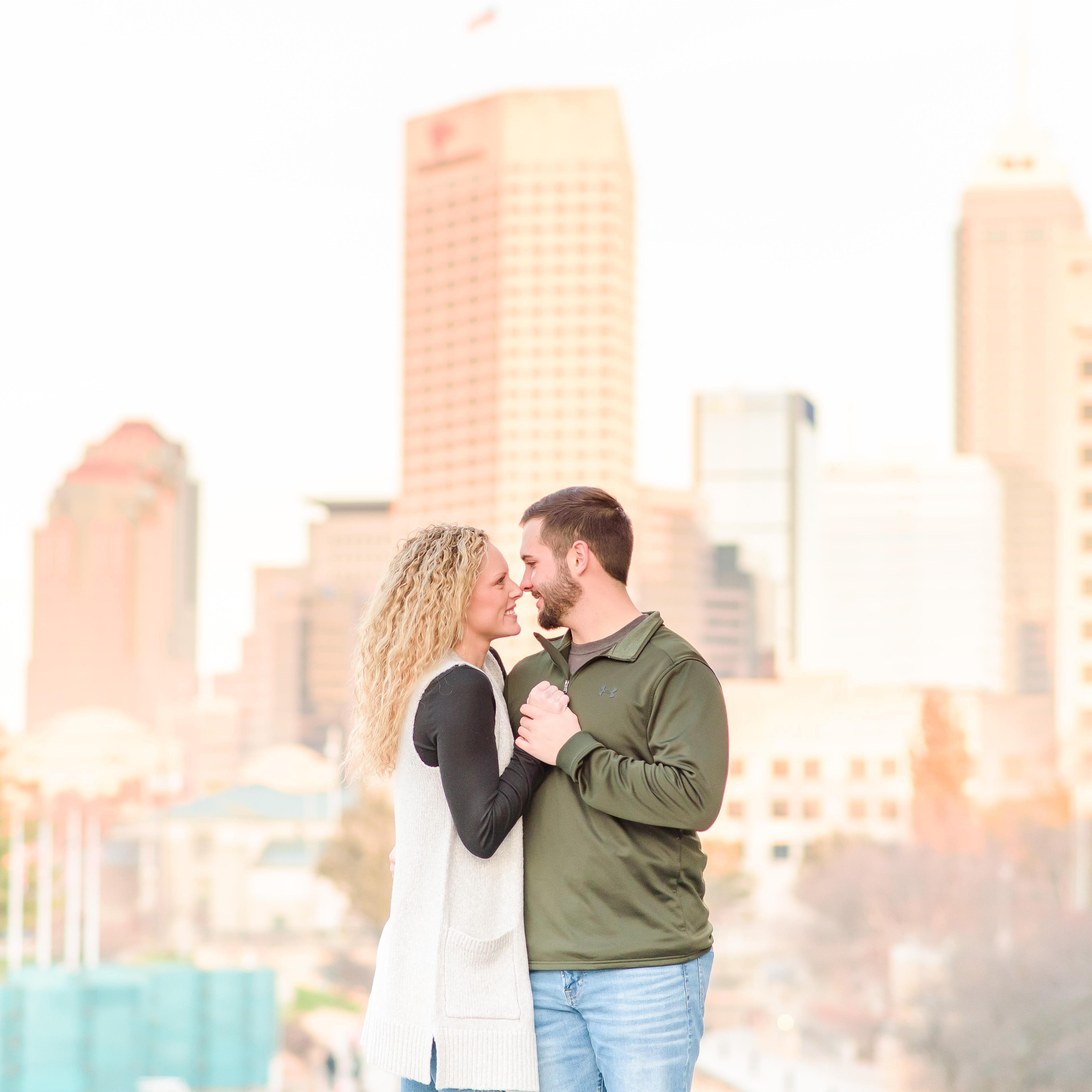 November 2019: Engagement Photos in Downtown Indy