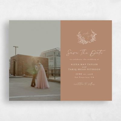 Camel, Brown Wedding Save the Date - Marnina Photo