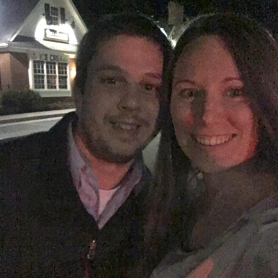 Our first picture together! This was taken on our second date.
While on this date, Sean told Tiffany he was going to marry her!!