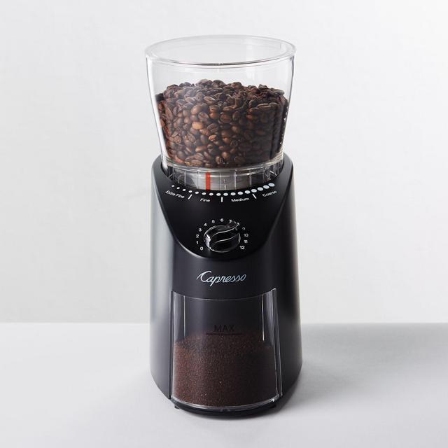 Capresso ® Infinity Plus Black Conical Burr Grinder