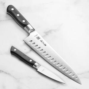 MAC Professional 8" Hollow Edge Chef's Knife with 3.25" Paring Knife