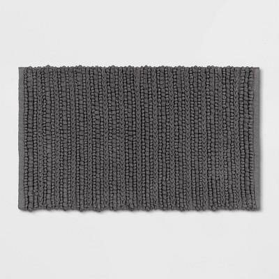 20"x32" Chunky Bath Rug Radiant Gray - Threshold™