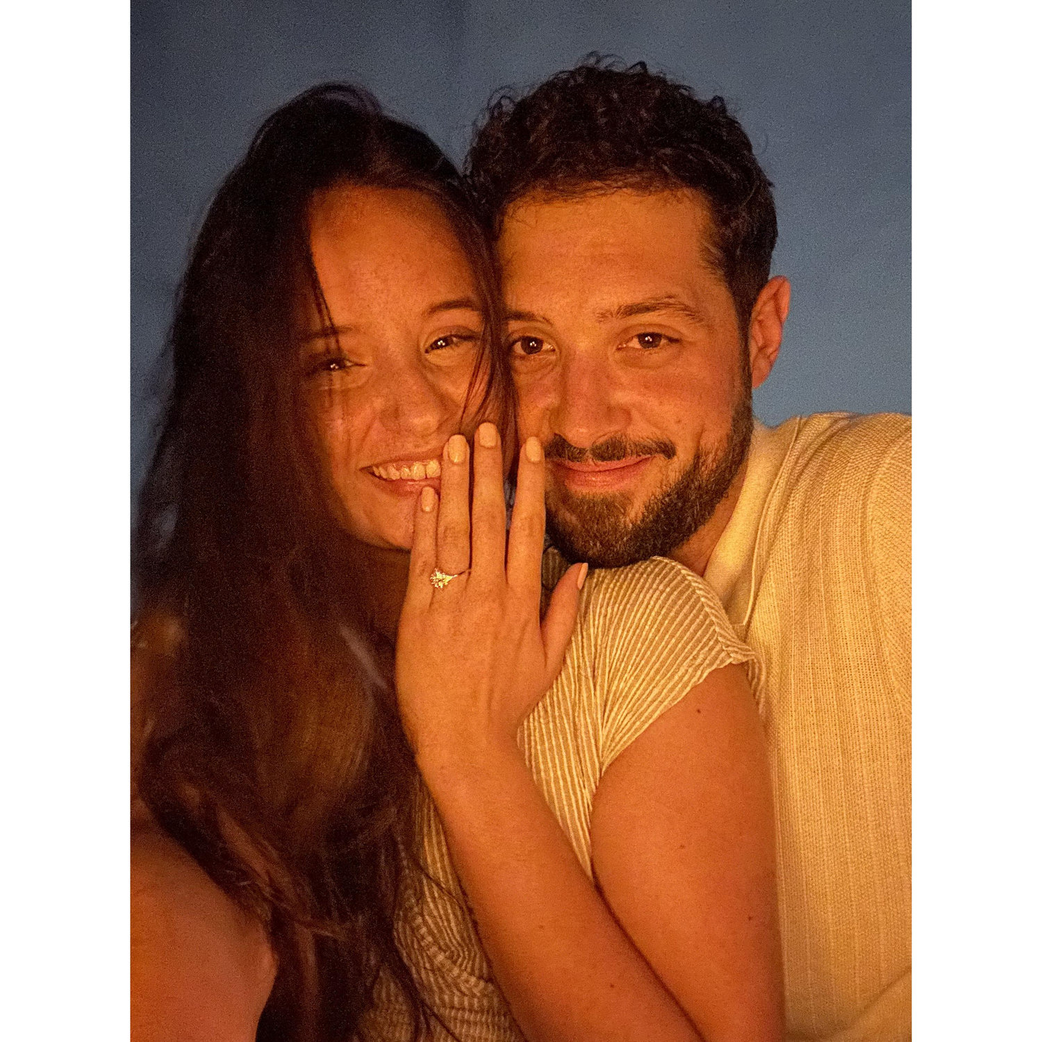 The night we got engaged!