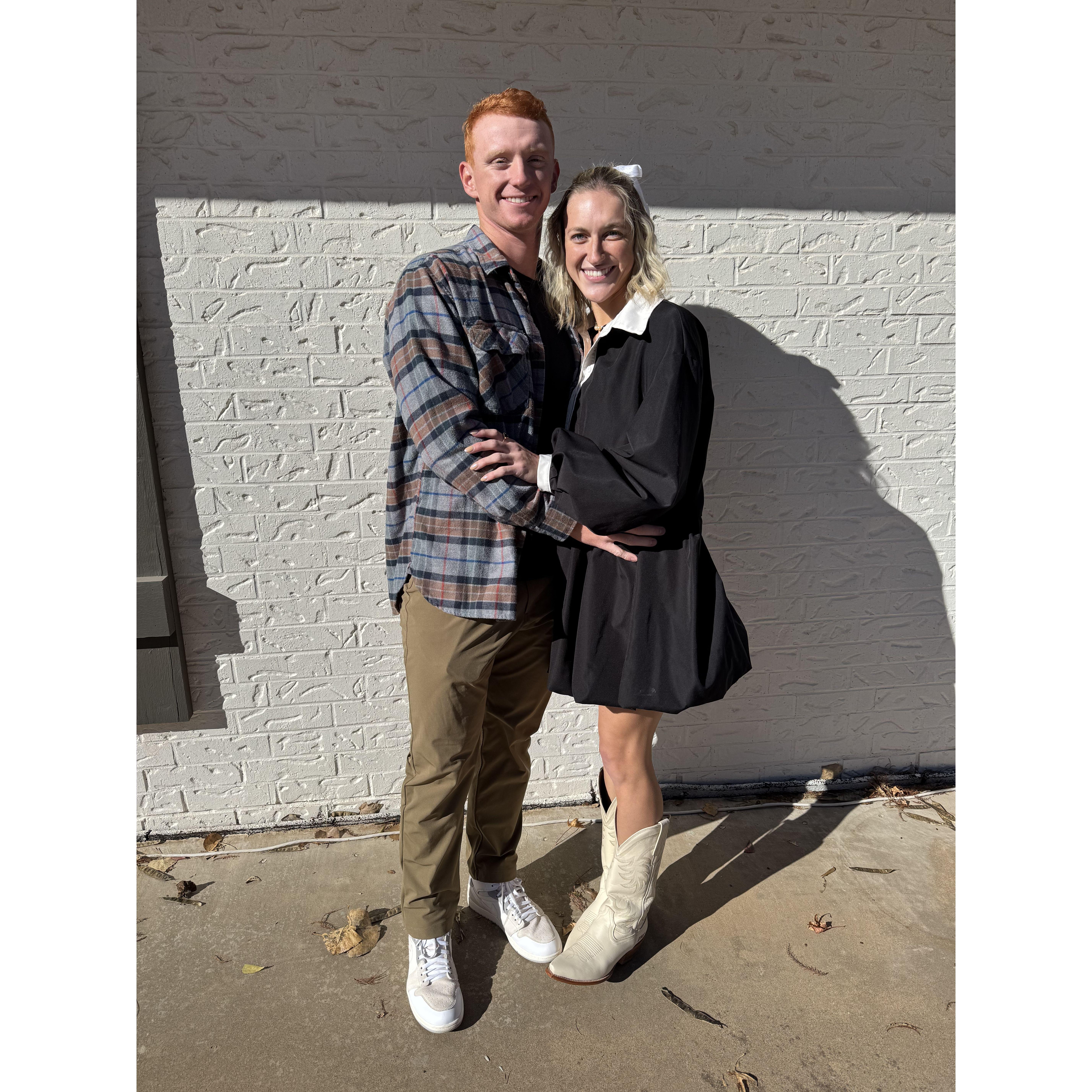 Thanksgiving 2024.. the day before we got engaged!