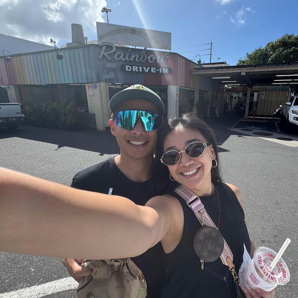 September 28, 2024: Oahu weekend trip. Brunch @ Ryan's go to plate lunch place, Rainbow drive-in.