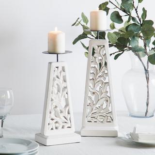 Carved Candle Stand