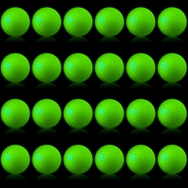 Deekin Glow Golf Balls for Night Sports Glow in The Dark Fluorescent Night Golf Balls Gift Novelty Light up LED Stocking Stuffers for Men Women
