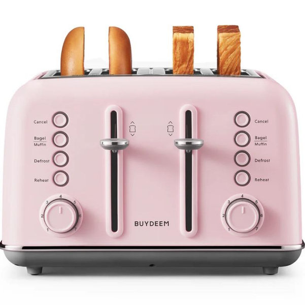 4 SLICE PINK TOASTER