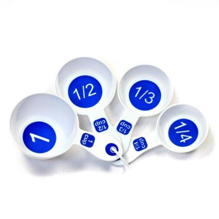 Chef Craft Measuring Cup Set (4 Pieces), White