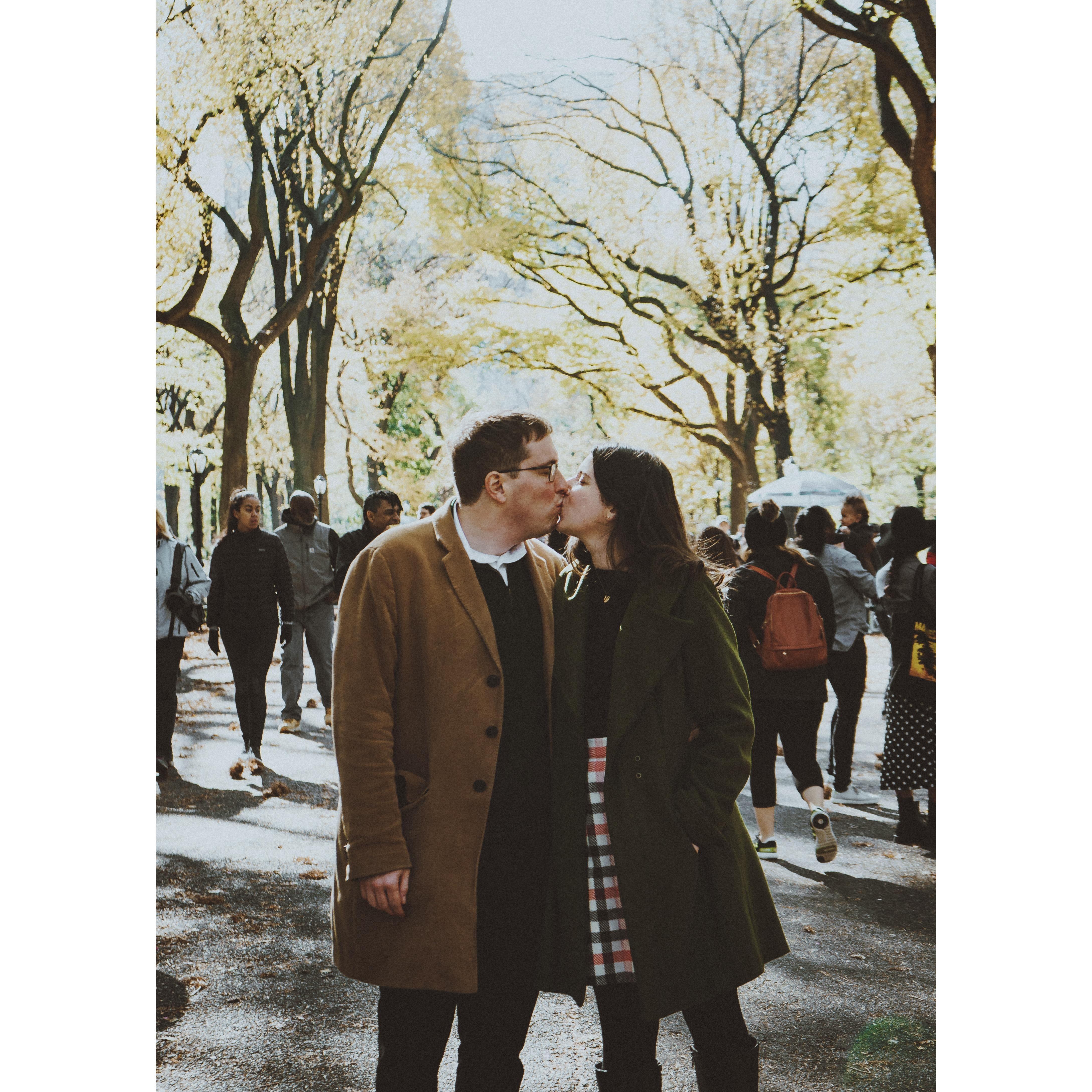 The Mall at Central Park, November 2019. The weather and views were gorgeous. Photo by our wonderful friend and photographer Alisa Zeljeznjak.