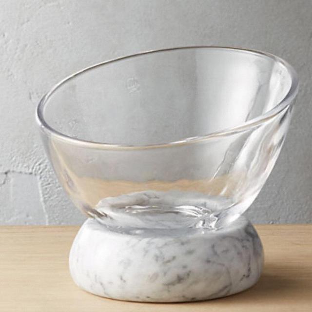 Askew Large Glass & Marble Bowl