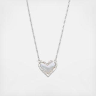 Ari Heart Short Pendant Necklace