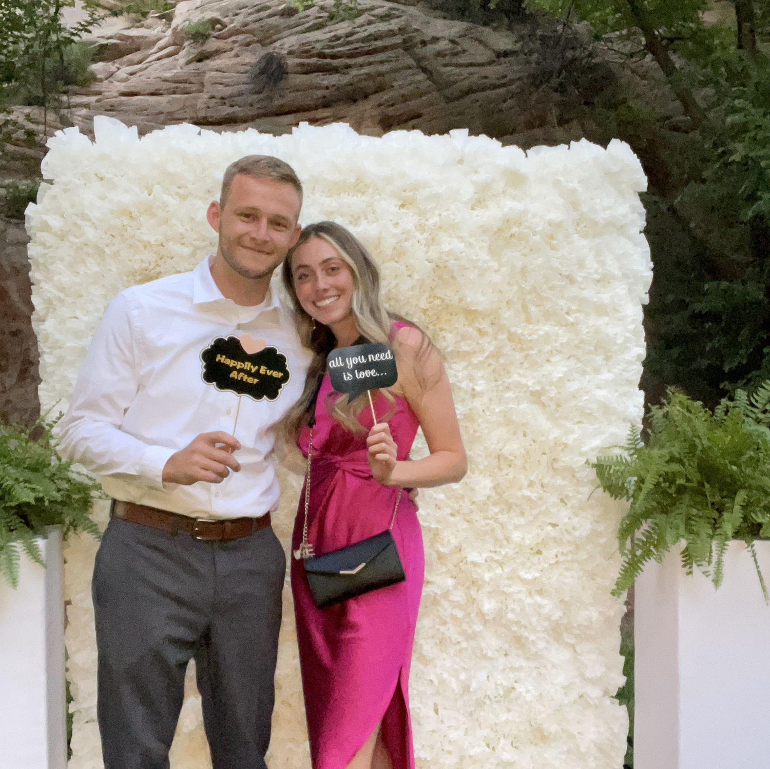 John's sister's wedding
