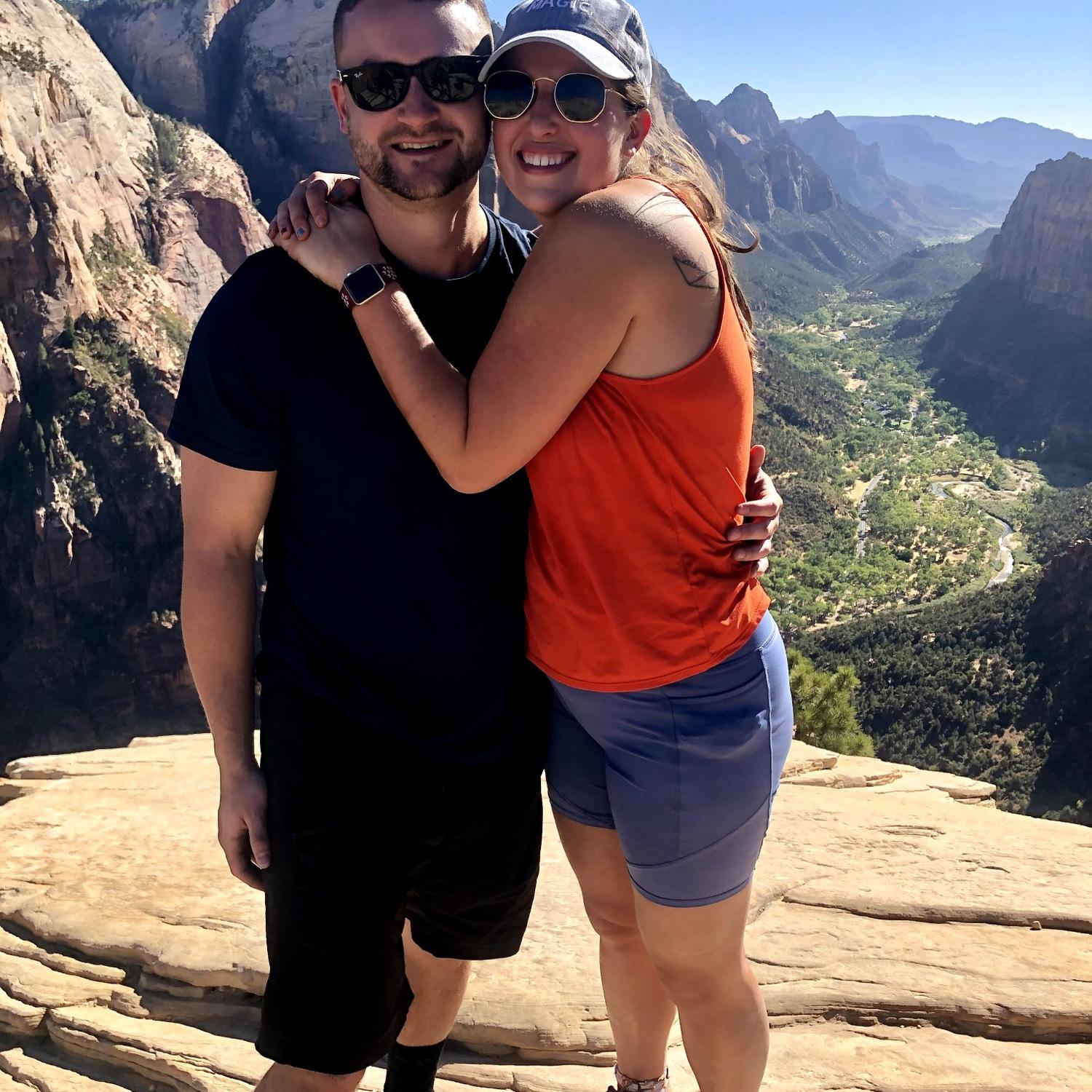 Angel’s Landing in Zion! We were so happy to make it up alive.