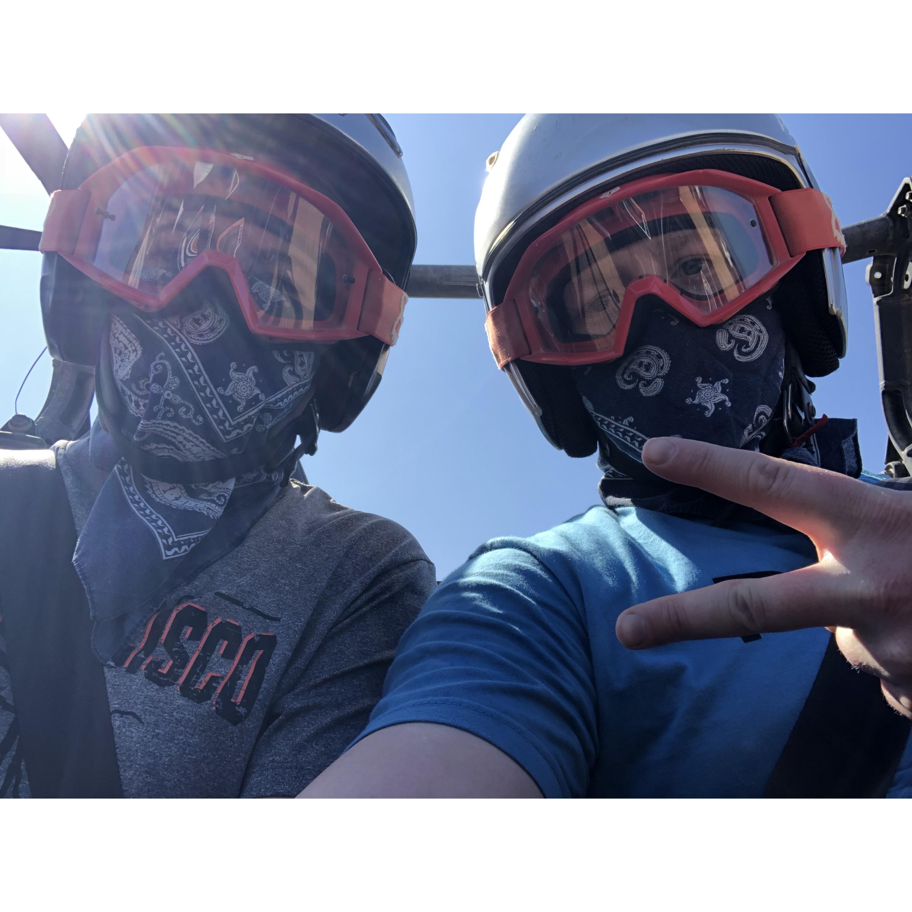 Off-roading in san dunes in Mexico