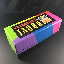 Details about   CELEBRITY TABOO Replacement Refill Cards Deck 1991 Board Game Parts Pieces