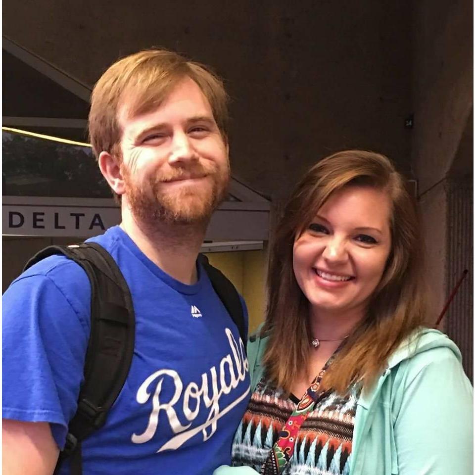 Our first plane ride together to visit family in California.
